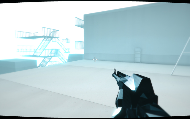 The terminal is by the wall of a building that is situated next to a Ferris wheel - Computer terminals - Secrets - SUPERHOT - Game Guide and Walkthrough