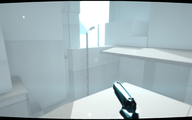 You will notice a lamp post and a way to exit the area - Computer terminals - Secrets - SUPERHOT - Game Guide and Walkthrough