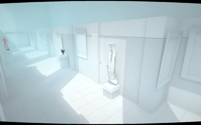 Make a jump from a statue that is upside down - Computer terminals - Secrets - SUPERHOT - Game Guide and Walkthrough