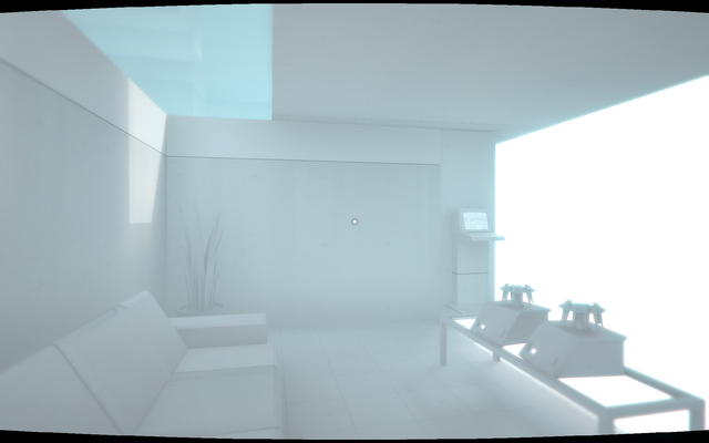 The secret terminal is in a small sitting-room - Computer terminals - Secrets - SUPERHOT - Game Guide and Walkthrough