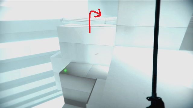 Jump to the other roof, then to the lower level, straight to the terminal - Computer terminals - Secrets - SUPERHOT - Game Guide and Walkthrough