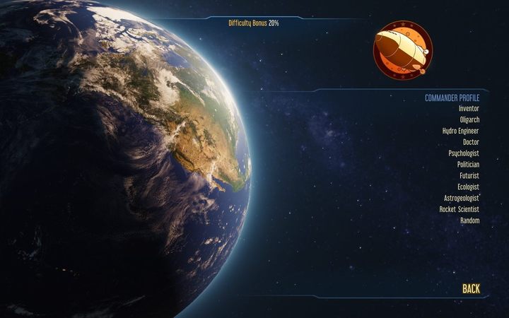 Similarly to selecting your sponsor, choosing your Commander profile will affect the difficulty level - Choosing your Commander profile in Surviving Mars - Starting tips - Surviving Mars Game Guide