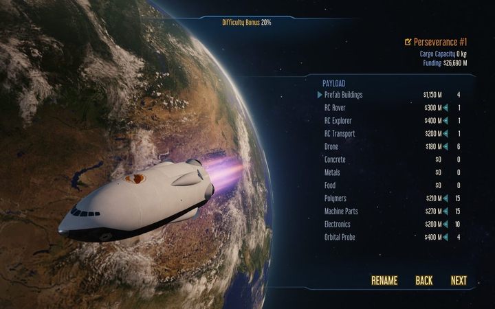 Due to the fact that not all sponsors will allow you to transport more cargo, choose wisely - Setting cargo in Surviving Mars - Gameplay - Surviving Mars Game Guide