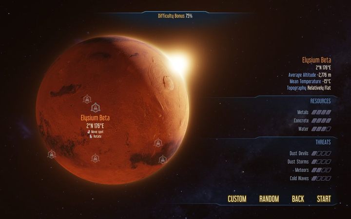 1 - Selecting a Landing Location in Surviving Mars - Gameplay - Surviving Mars Game Guide