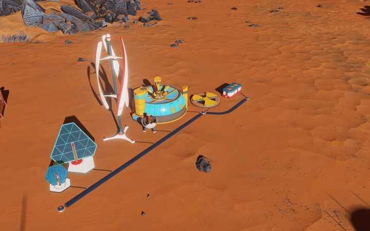 All your extractors, including water extractors (apart from rock waste), generate dust - Distribution and processing of basic resources in Surviving Mars - Extracting and processing resources - Surviving Mars Game Guide