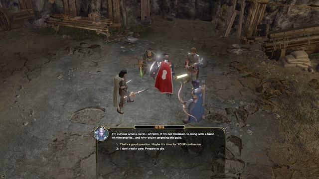 Once you reach the last, third cave level, you will have to face Banagar - After Them! - Main quest | The High Road Walkthrough - The High Road - Sword Coast Legends Game Guide