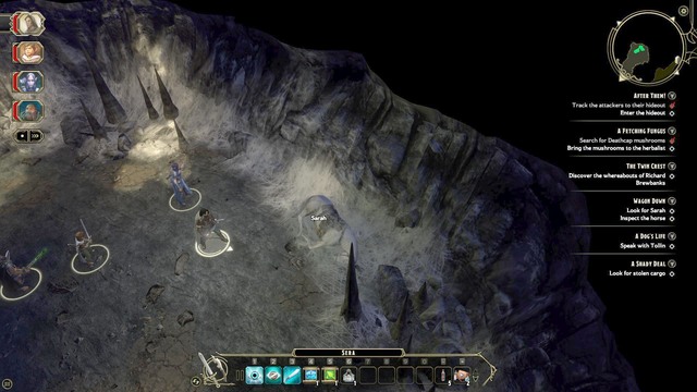 While in the camp, walk towards William Ray and ask if you can be of any help - Side quests | The High Road Walkthrough - The High Road - Sword Coast Legends Game Guide