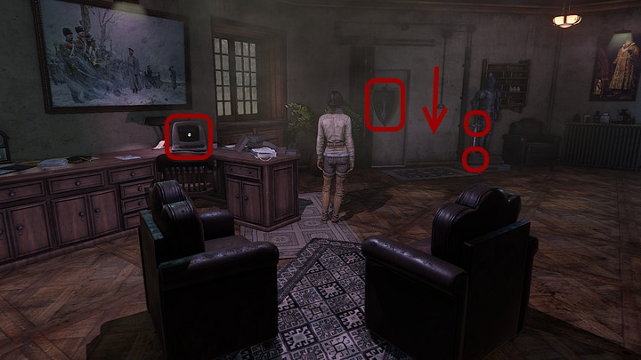 Use the opportunity to search the empty office - Find Dr. Olga | Chapter one | Walkthrough - Chapter one - Syberia 3 Game Guide