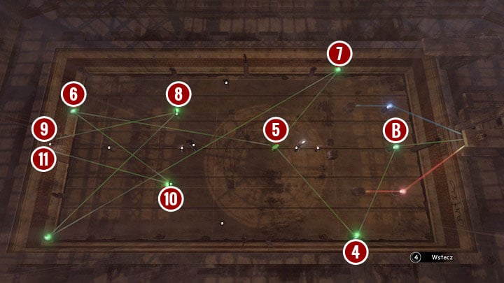 Then the green ones - Open the gates of the temple - Chapter seven - Syberia 3 Game Guide
