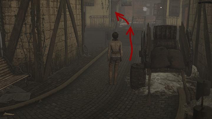 Leave the building and turn right - Find Simon Steiner | Chapter three | Walkthrough - Chapter three - Syberia 3 Game Guide