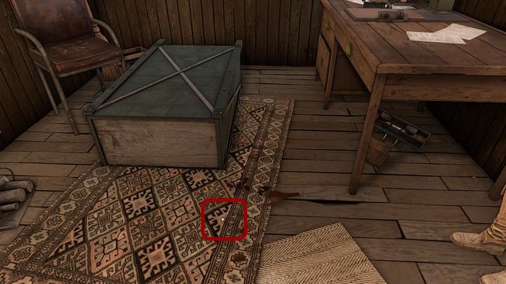 The lamp will fall onto the bottle and shatter it, leaving a few shards on the floor - A short detour | Chapter two | Walkthrough - Chapter two - Syberia 3 Game Guide