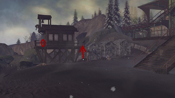 Climb the ladder and circle around the house - Restore electricity in the park | Chapter five | Walkthrough - Chapter five - Syberia 3 Game Guide