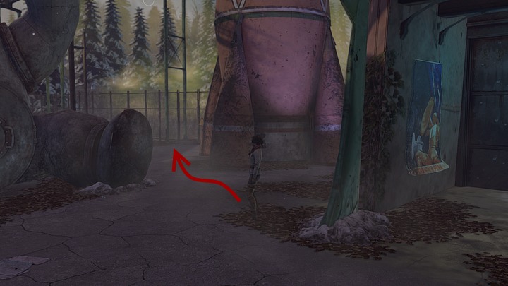 From the gate leading to the contaminated area, to which Kate was brought, go left until you reach a fence behind the rocket-shaped building (you have to go through the passage between the rocket and the sitting-bear-without-a-head sort of building - its on the left of the fountain with the mechani - Repair the automaton | Chapter five | Walkthrough - Chapter five - Syberia 3 Game Guide