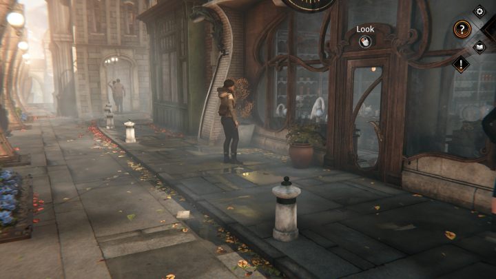 You'll find the Rozes' house on the right side of the street - Siberia The World Before: Vaghen - Bridge of Mists, autumn 2005 part 1 - walkthrough - Walkthrough - Syberia The World Before Guide