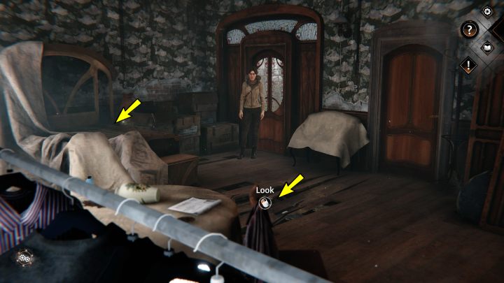 Go to the second floor - Siberia The World Before: Vaghen - Bridge of Mists, autumn 2005 part 1 - walkthrough - Walkthrough - Syberia The World Before Guide