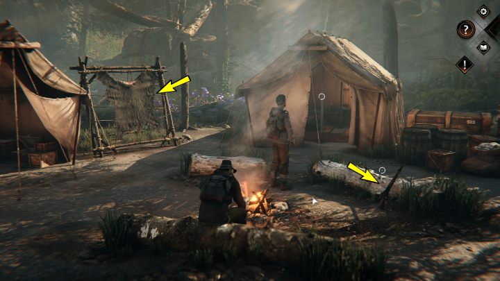 Come out of the tent and inspect - Siberia The World Before: Baltayar - Mountain, autumn 1937 - walkthrough - Walkthrough - Syberia The World Before Guide