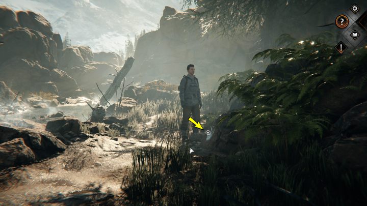Examine items left by the river - Siberia The World Before: Baltayar - Mountain, autumn 1937 - walkthrough - Walkthrough - Syberia The World Before Guide