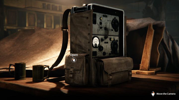 Once the antenna is set up correctly, take out the notes from your backpack's left pocket - Syberia The World Before: Vaghen - Silberspiegel refuge, 1944 - walkthrough - Walkthrough - Syberia The World Before Guide