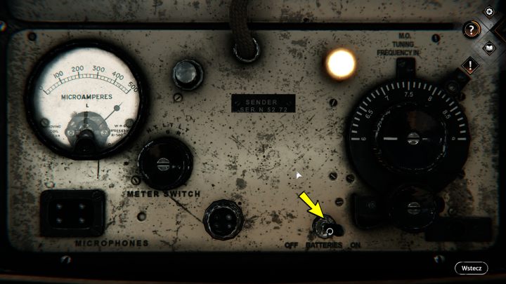 Examine the top part of the radio responsible for receiving messages - Syberia The World Before: Vaghen - Silberspiegel refuge, 1944 - walkthrough - Walkthrough - Syberia The World Before Guide