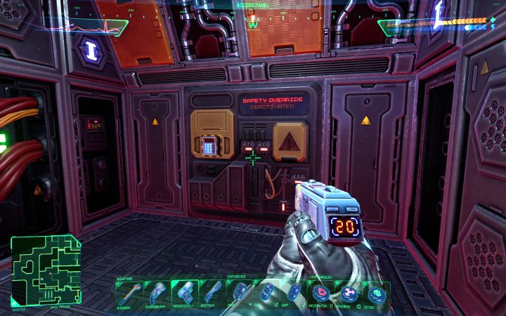 You can use the code in the Safety Override room on the west side of the Reactor - System Shock Remake: Code list - Secrets and Collectibles - System Shock Remake Guide