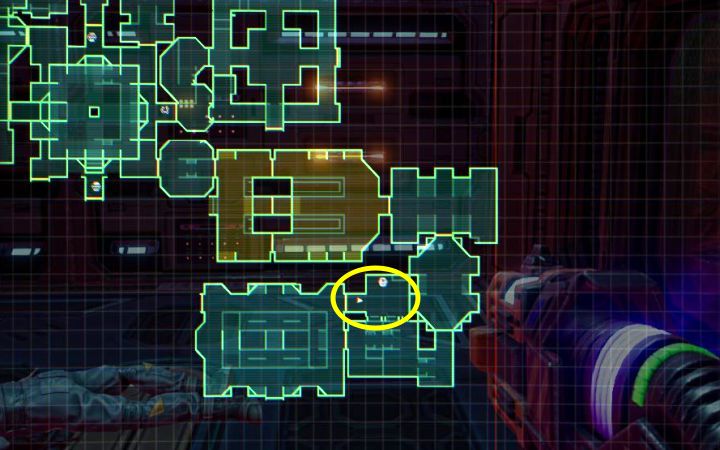 On your way you'll pass by a room holding destructible Computer Nodes - System Shock Remake: Destroying four antennas in Systems Engineering - puzzle description - Puzzles - System Shock Remake Guide