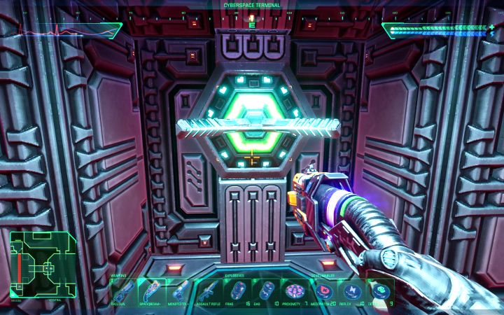 Use the Keycard on the nearby door - System Shock Remake: Good ending - Endings - System Shock Remake Guide