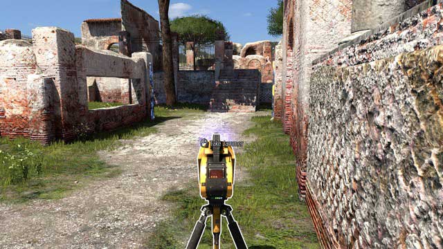 Jammer set like that is ready to be taken from the upper ledge. - A3 | World A - World A - The Talos Principle Game Guide