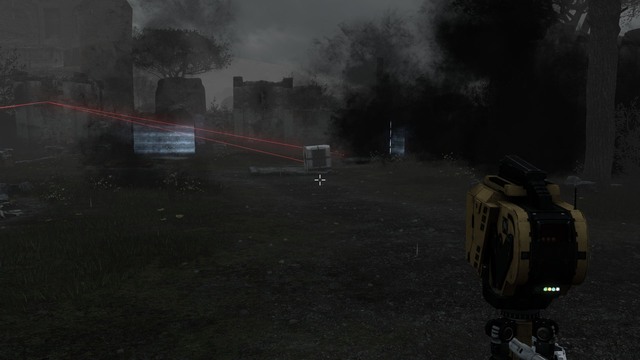 Use the short circuit to destroy the turrets. - A5 | World A - World A - The Talos Principle Game Guide