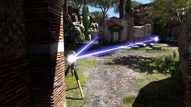 This is the way to open both doors simultaneously. - A6 | World A - World A - The Talos Principle Game Guide