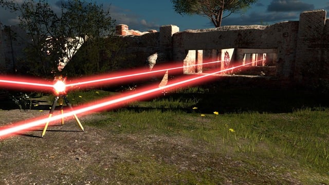 Release the blue transmitter. - A7 | World A - World A - The Talos Principle Game Guide
