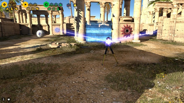 Despite the moving ball, the door will open. - B1 | World B - World B - The Talos Principle Game Guide