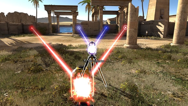 Laser beams cannot intercept each other. - B1 | World B - World B - The Talos Principle Game Guide