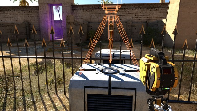 You must take the hexahedron to the other side. - B1 | World B - World B - The Talos Principle Game Guide