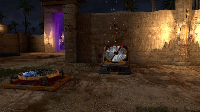 Fan throws items to the air. - B2 | World B - World B - The Talos Principle Game Guide