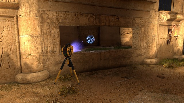 Stop the metal ball for a moment. - B2 | World B - World B - The Talos Principle Game Guide