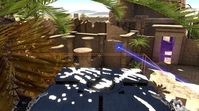 Release the hexahedron in that moment. - B3 | World B - World B - The Talos Principle Game Guide