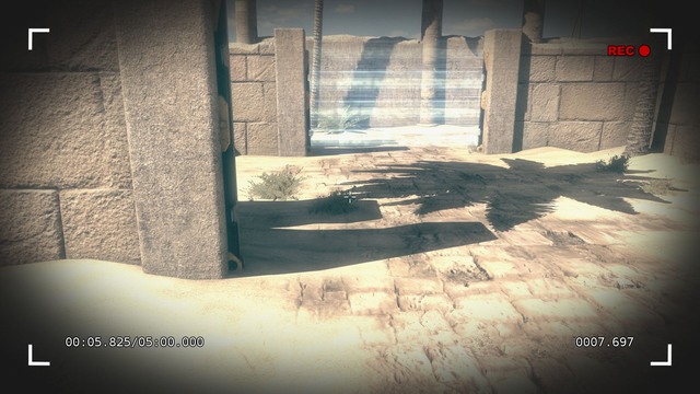 First stand on the button on the left side. - B4 | World B - World B - The Talos Principle Game Guide