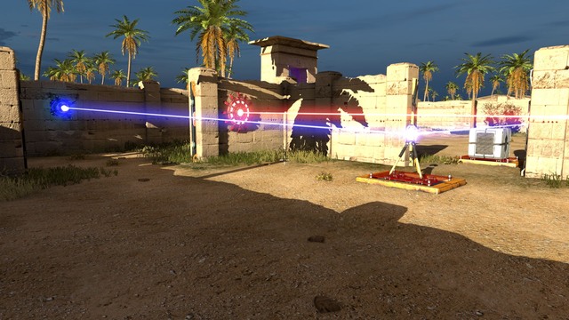 Red and blue beams cant intersect each other. - B5 | World B - World B - The Talos Principle Game Guide