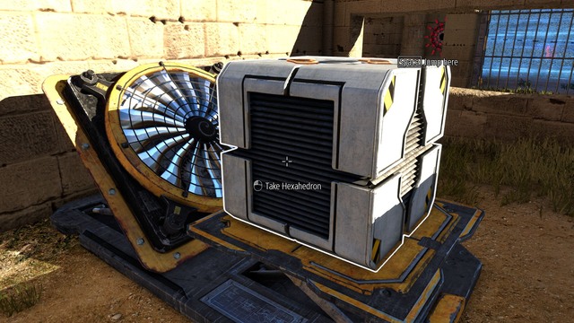 The fan will throw the hexahedron on the other side. - B5 | World B - World B - The Talos Principle Game Guide