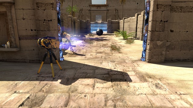 Move the jammer to the other side of the door. - B6 | World B - World B - The Talos Principle Game Guide