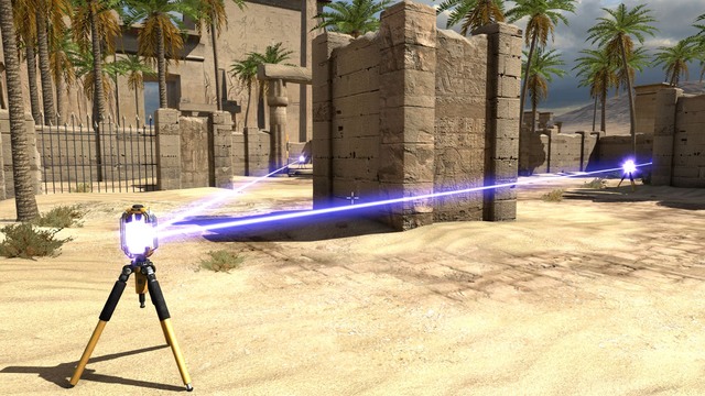 The red beam is inside the blue one. - B6 | World B - World B - The Talos Principle Game Guide