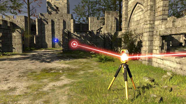 Access to the blue transmitter. - C1 | World C - World C - The Talos Principle Game Guide