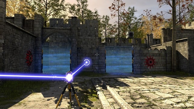 Hexahedron will fly to the other side. - C1 | World C - World C - The Talos Principle Game Guide