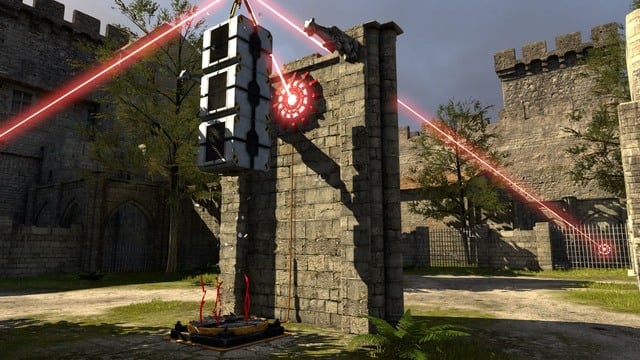 From this altitude the door will open. - C1 | World C - World C - The Talos Principle Game Guide