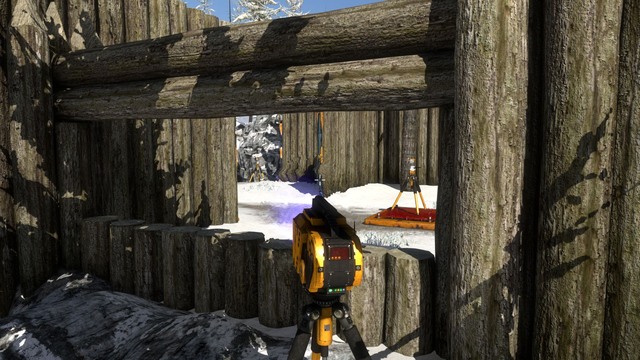 Open the door through the hole. - C3 | World C - World C - The Talos Principle Game Guide