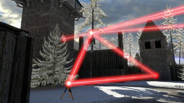 The connector above is connected to the transmitter. - C3 | World C - World C - The Talos Principle Game Guide