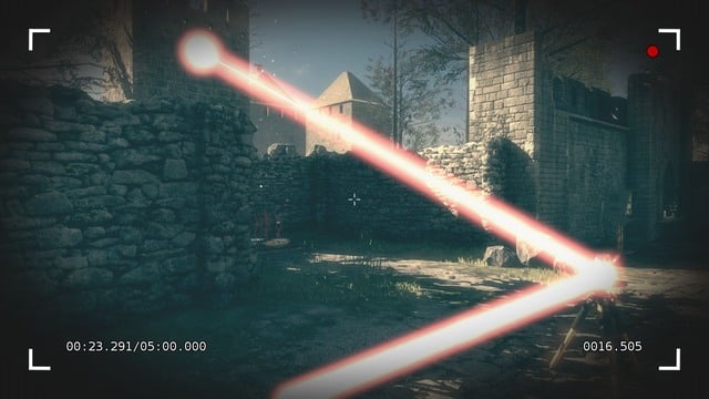 Record over a dozen seconds in this spot. - C5 | World C - World C - The Talos Principle Game Guide