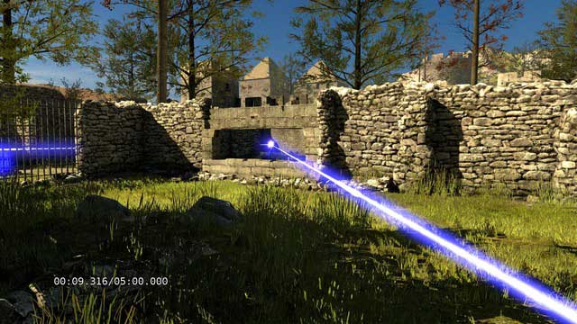 Link two connectors through the hole. - C5 | World C - World C - The Talos Principle Game Guide