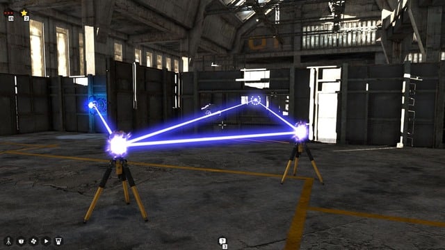 Connectors placed in such way will open the door. - Floor 1 | The Tower - The Tower - The Talos Principle Game Guide