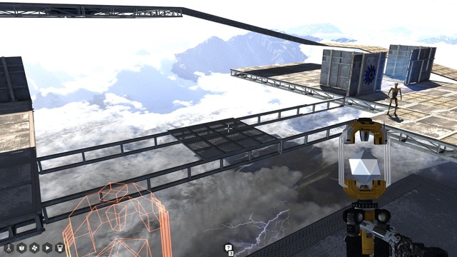 Cooperate with the friendly robot. - Tower ending | The Tower - The Tower - The Talos Principle Game Guide